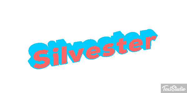 Silvester Texteffekt