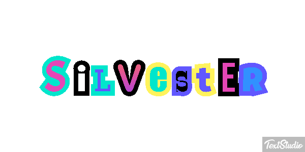 Silvester Texteffekt