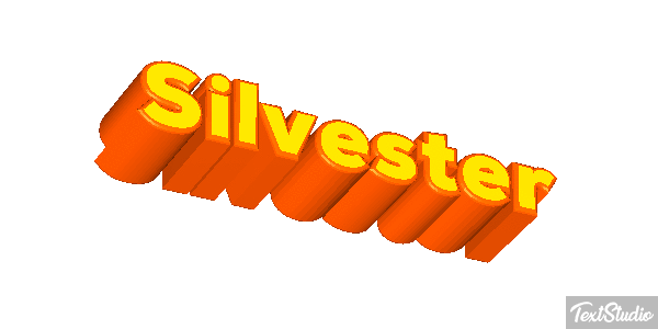 Silvester Texteffekt