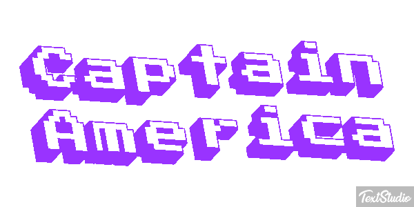 Captain America Effet de texte