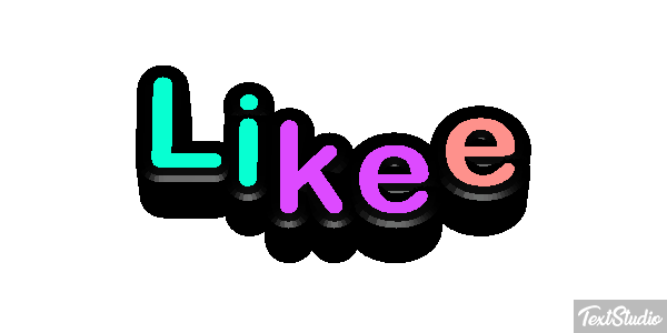 Likee Tekst effect