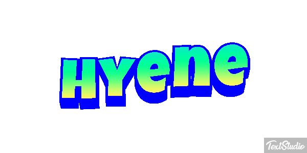 Hyène Efeito do texto