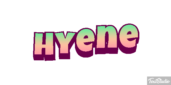 Hyène Efeito do texto