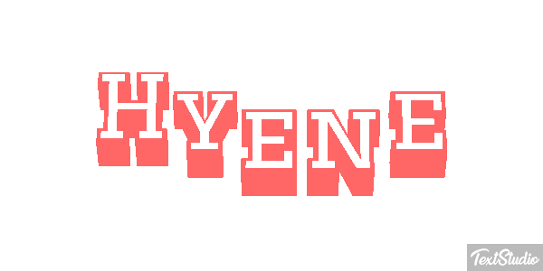 Hyène Efeito do texto
