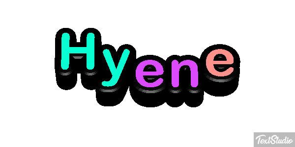 Hyène Efeito do texto