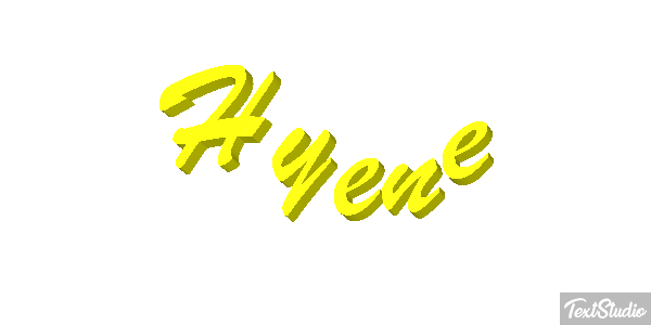 Hyène Efeito do texto