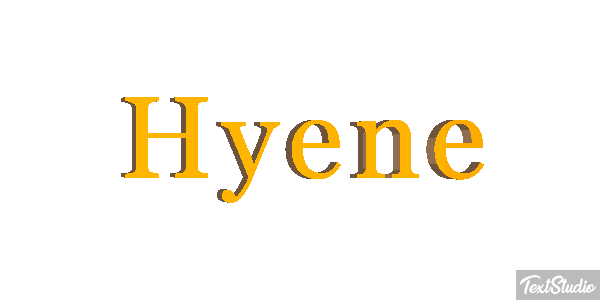 Hyène Efeito do texto