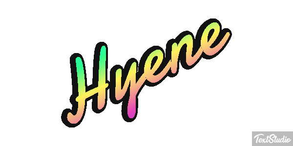 Hyène Efeito do texto