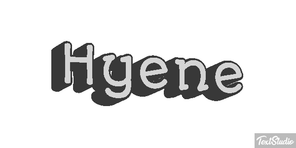 Hyène Efeito do texto