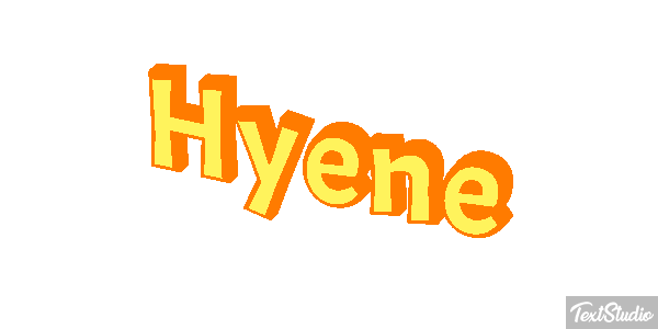 Hyène Efeito do texto