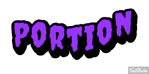 Portion Text effect