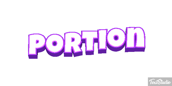 Portion Text effect