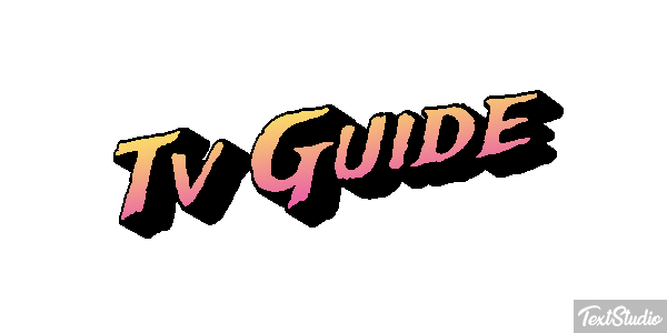 Tv Guide Effetto testo