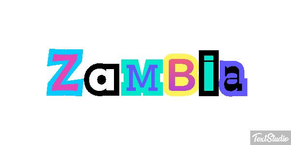 Zambia Text effect