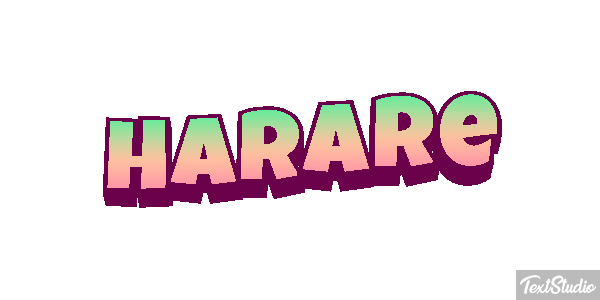 Harare Текстовый эффект