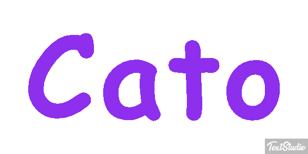 Cato Effet de texte