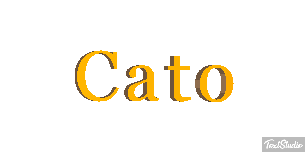 Cato Effet de texte