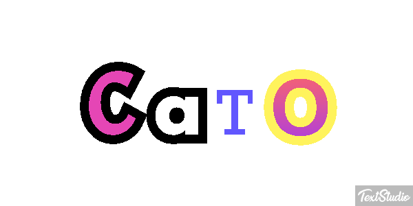 Cato Effet de texte