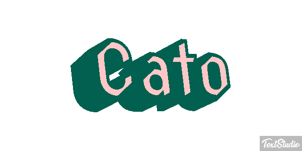 Cato Effet de texte