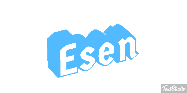 Esen Efeito do texto