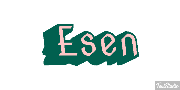 Esen Efeito do texto