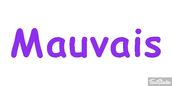 Mauvais Effet de texte