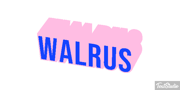 Walrus Text effect