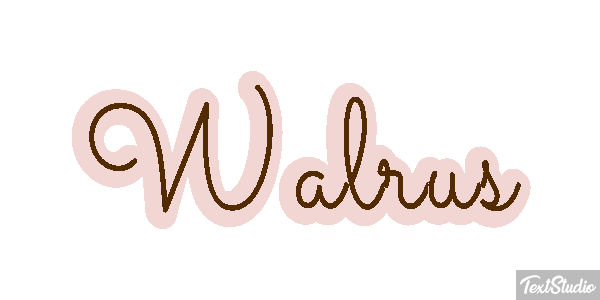Walrus Text effect