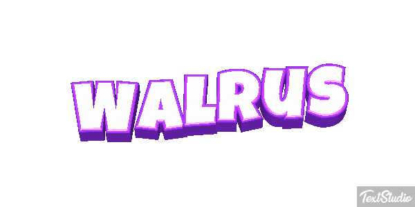 Walrus Text effect