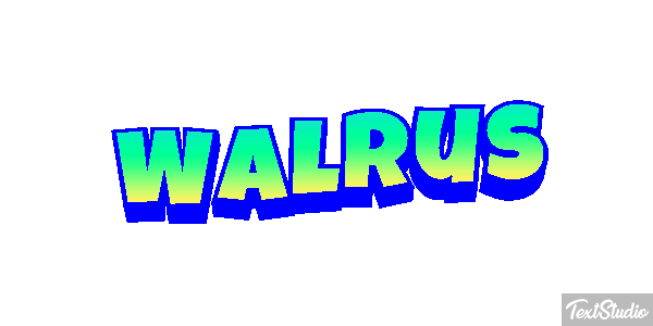 Walrus Text effect