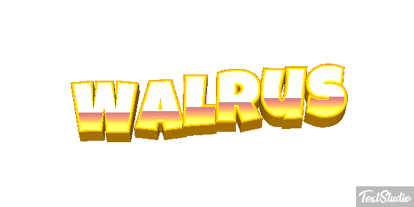Walrus Text effect