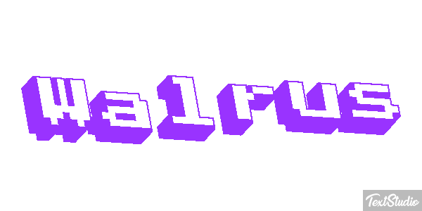 Walrus Text effect