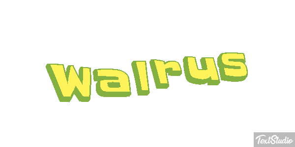 Walrus Text effect