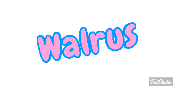 Walrus Text effect