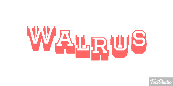 Walrus Text effect