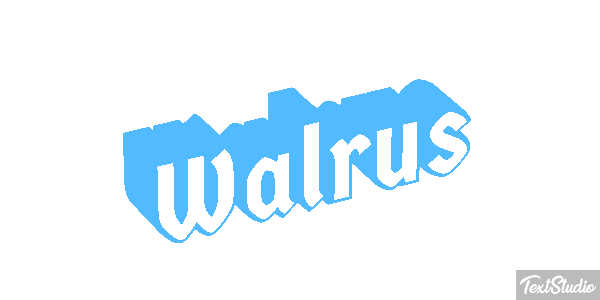 Walrus Text effect