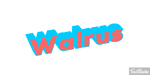 Walrus Text effect