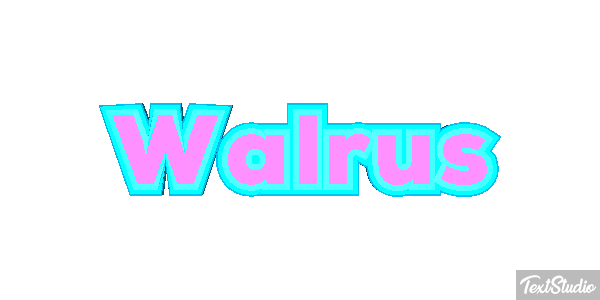 Walrus Text effect