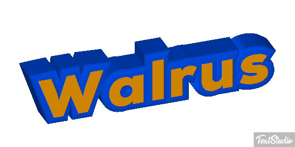 Walrus Text effect