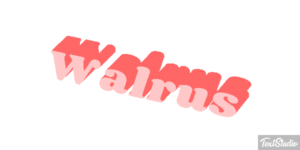 Walrus Text effect