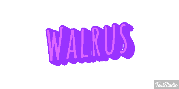 Walrus Text effect