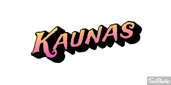 Kaunas Effetto testo