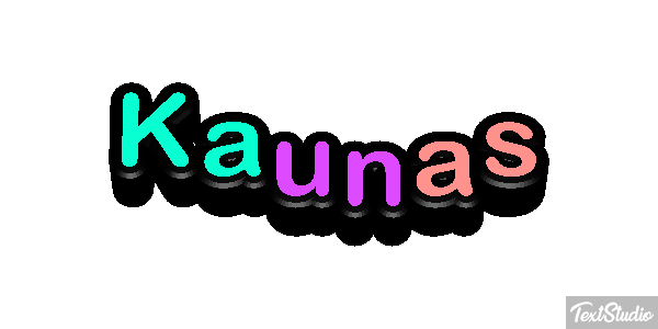Kaunas Effetto testo