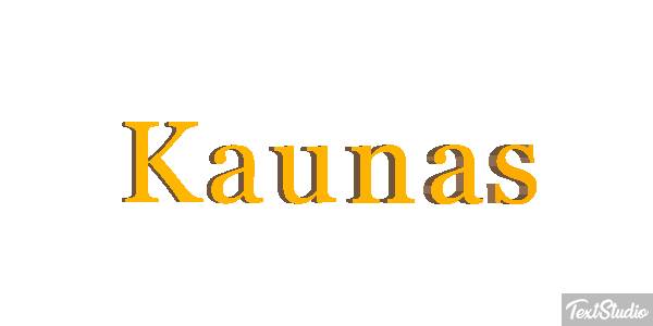Kaunas Effetto testo