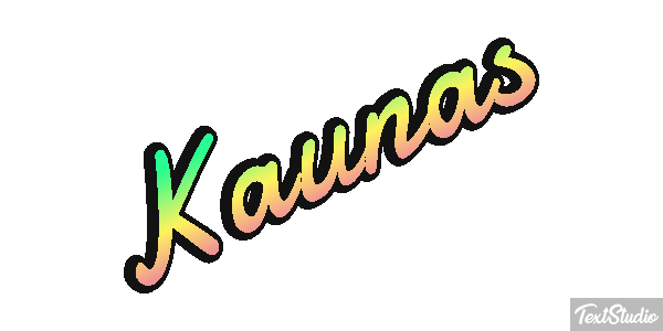 Kaunas Effetto testo