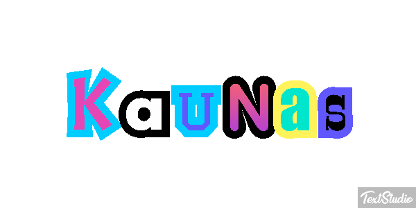 Kaunas Effetto testo