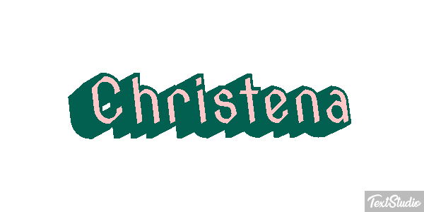 Christena Текстовый эффект