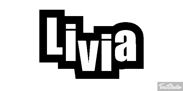 Livia Text effect