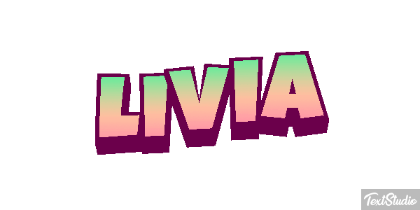 Livia Text effect
