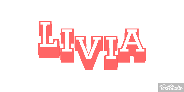 Livia Text effect